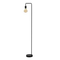 Foto van Light & living - light & living cody vloerlamp zwart - 22x18x145 c