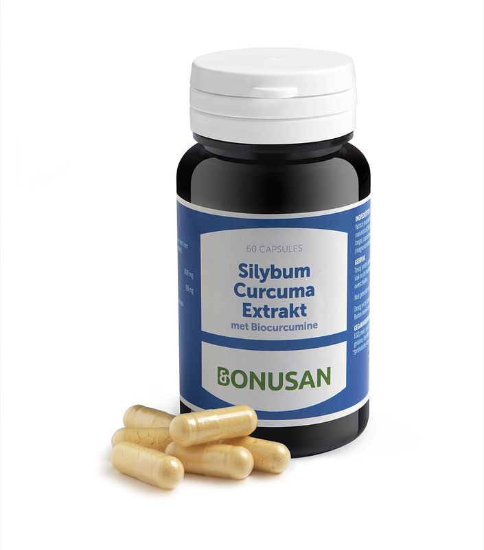 Foto van Bonusan silybum-curcuma extract capsules