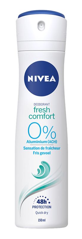 Foto van Nivea fresh comfort deodorant spray