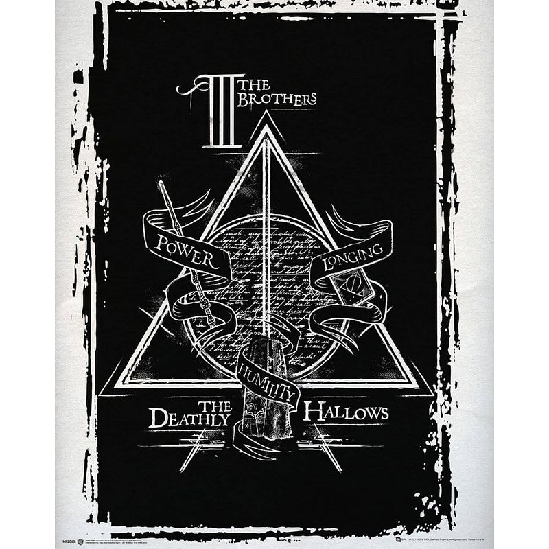 Foto van Gbeye harry potter deathly hallows graphic poster 40x50cm