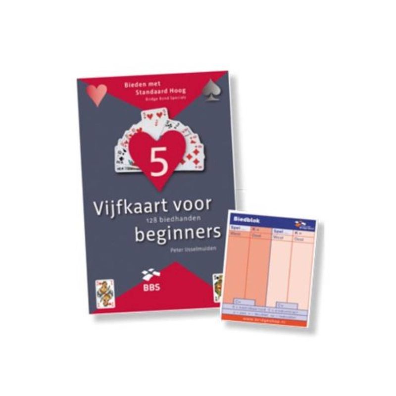 Foto van Vijfkaart voor beginners - bieden met standaard