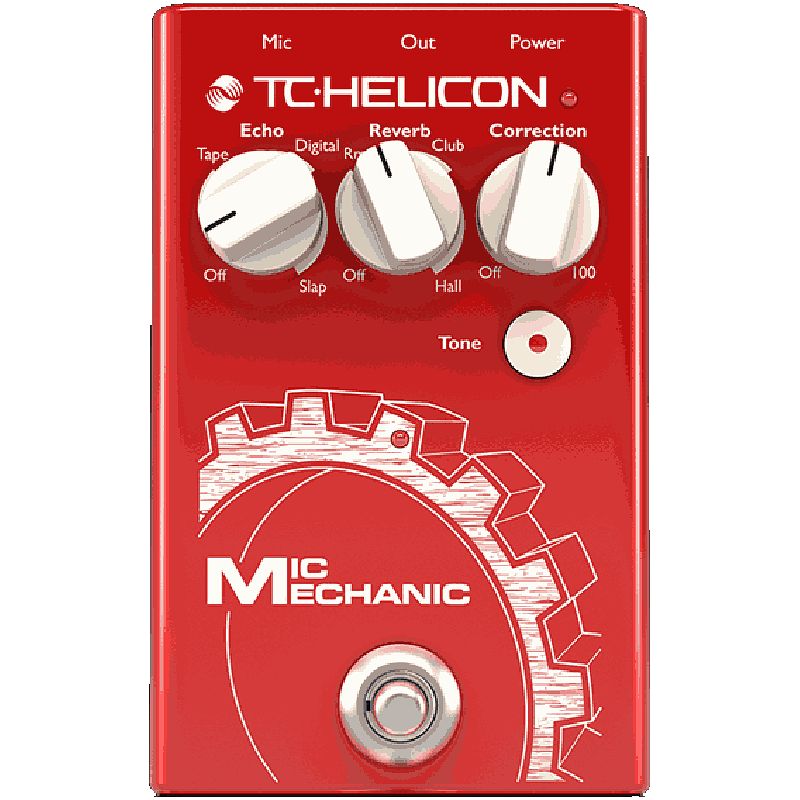 Foto van Tc helicon mic mechanic 2 zang-effectpedaal