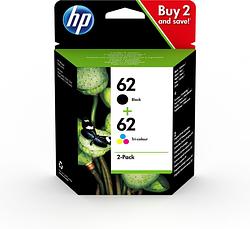 Foto van Hp 62 combo 2-pack black and colour cartridge inkt