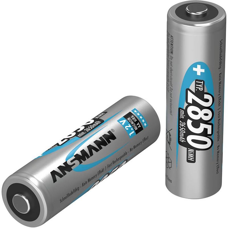 Foto van Ansmann maxe hr06 oplaadbare aa batterij (penlite) nimh 2650 mah 1.2 v 1 stuk(s)