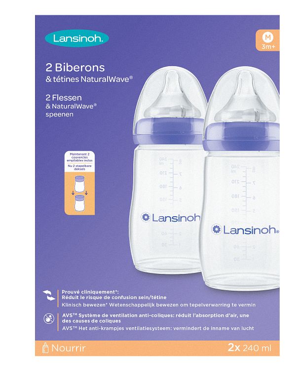 Foto van Lansinoh drinkflessen 240ml