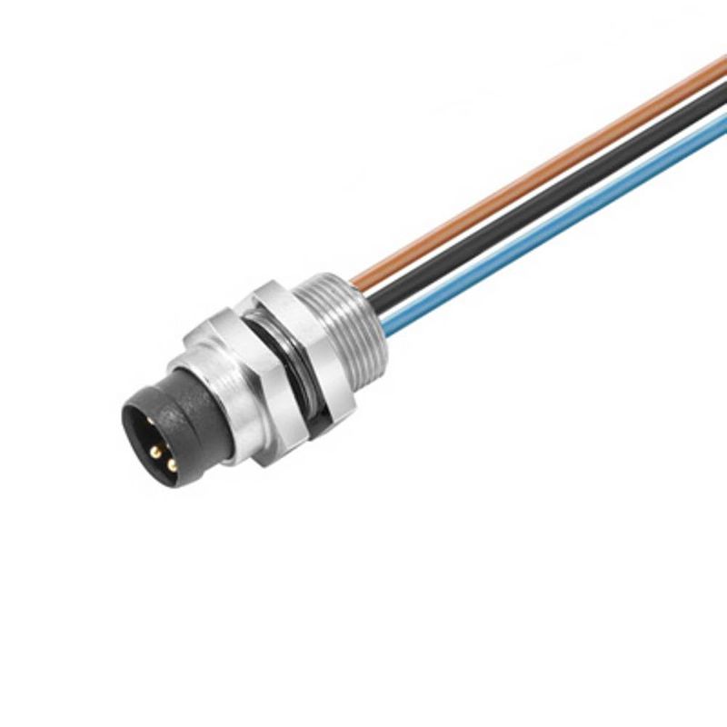 Foto van Weidmüller 1861280000 sensor/actuator steekconnector m8 aantal polen: 3 stekker, inbouw 1 stuk(s)