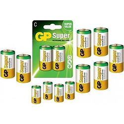 Foto van 30 stuks (15 blisters a 2st) - gp lr14 c super alkaline battery