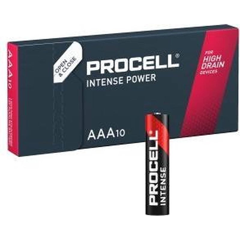 Foto van Procell intense alkaline aaa/lr03 10 pack