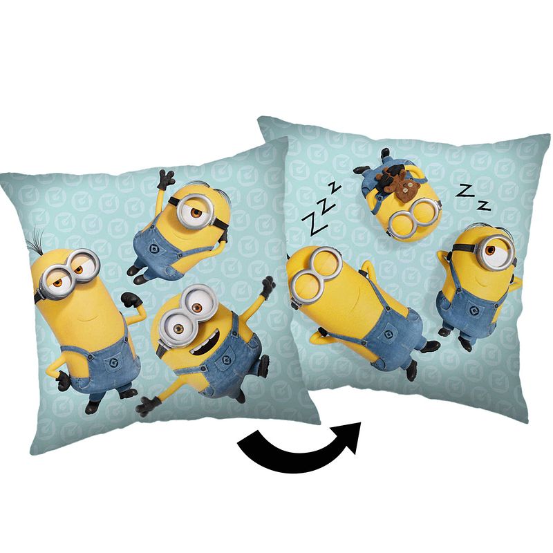 Foto van Minions sierkussen club - 40 x 40 cm - polyester