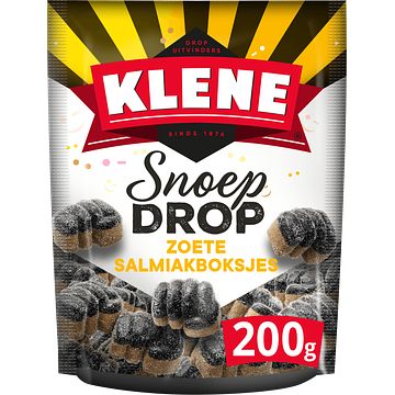 Foto van Klene snoepdrop salmiakboksjes 200g bij jumbo