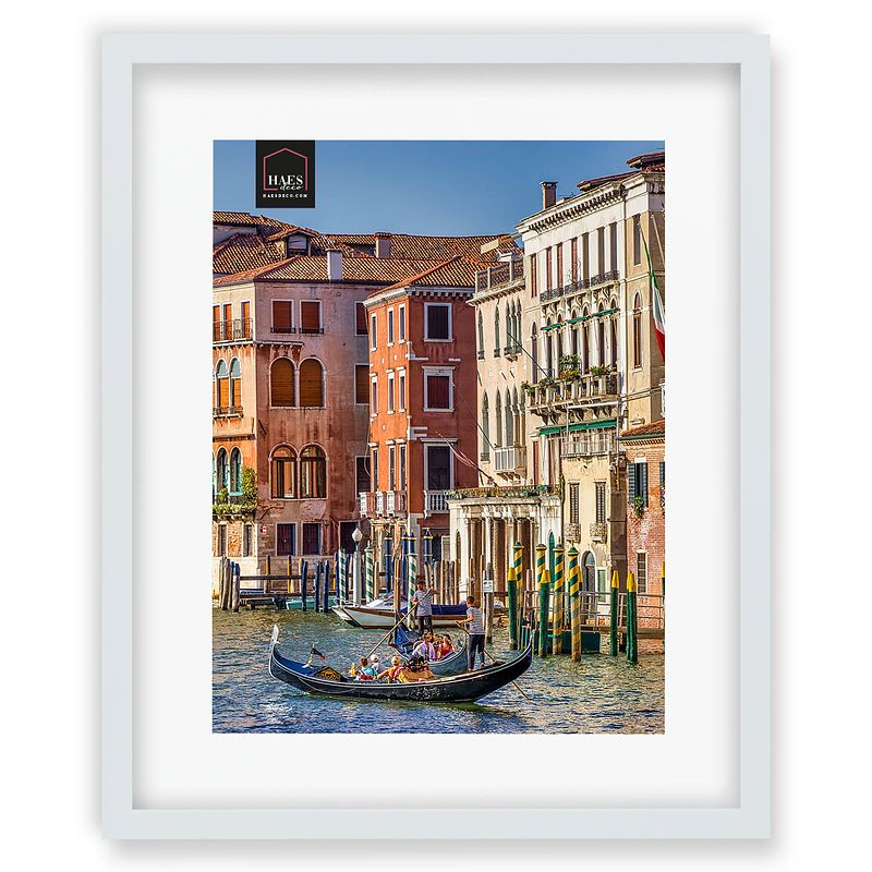 Foto van Haes deco - houten fotolijst venezia wit 30x40 of 40x50 -sp13050