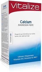 Foto van Vitalize calcium magnesium forte tabletten