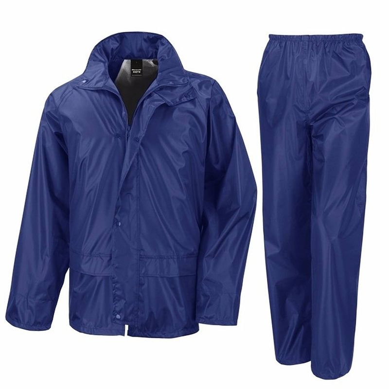 Foto van Grote maten blauw all weather regenpak voor volwassenen 3xl (48/58)