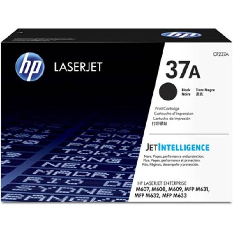 Foto van Hp toner 37a zwart, 11.000 pagina's - oem: cf237a