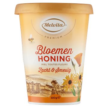 Foto van Melvita premium bloemen honing 500g bij jumbo