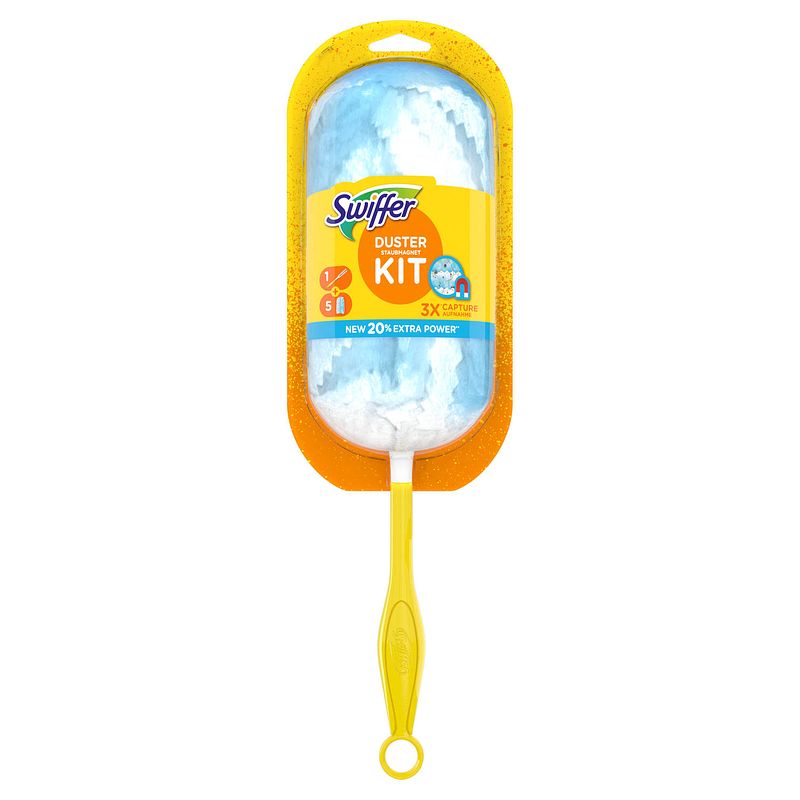 Foto van Swiffer duster kit otb (1 handvat + 5 navullingen)