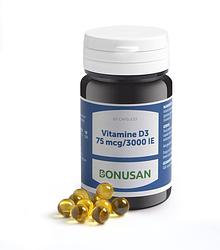 Foto van Bonusan vitamine d3 75mcg 3000ie capsules
