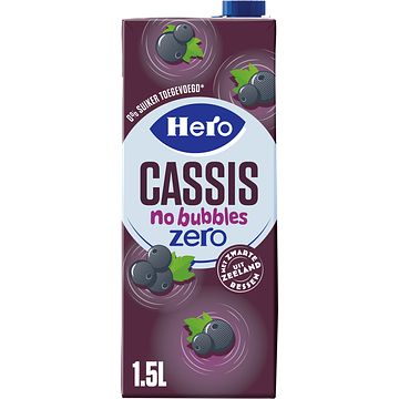 Foto van Hero cassis no bubbles zero 1, 5l bij jumbo