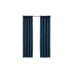 Foto van Larson premium - premium gordijn - luxury home edition - met haken - 3m x 2.7m - donkerblauw