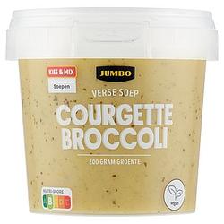 Foto van 2 bekers a 500ml | jumbo verse soep courgette broccoli 500g aanbieding bij jumbo