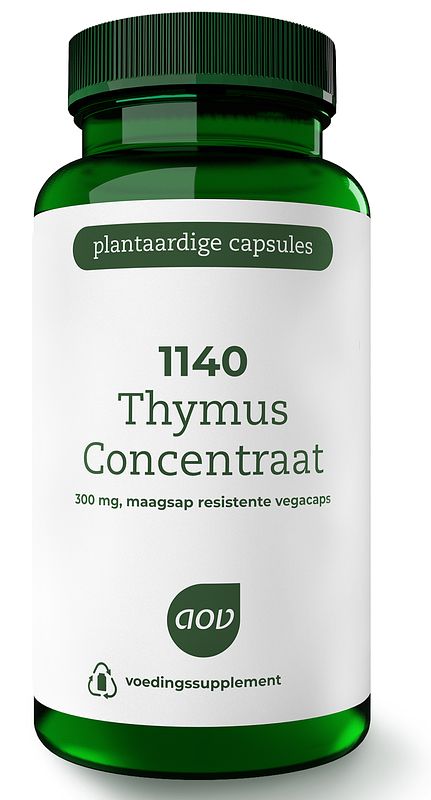 Foto van Aov 1140 thymus concentraat vegacaps