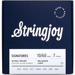 Foto van Stringjoy signatures 7s balanced light 10-60 snarenset voor 7-snarige elektrische gitaar
