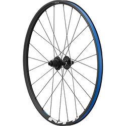 Foto van Shimano achterwiel mt501 29 inch naaf aluminium zwart/blauw