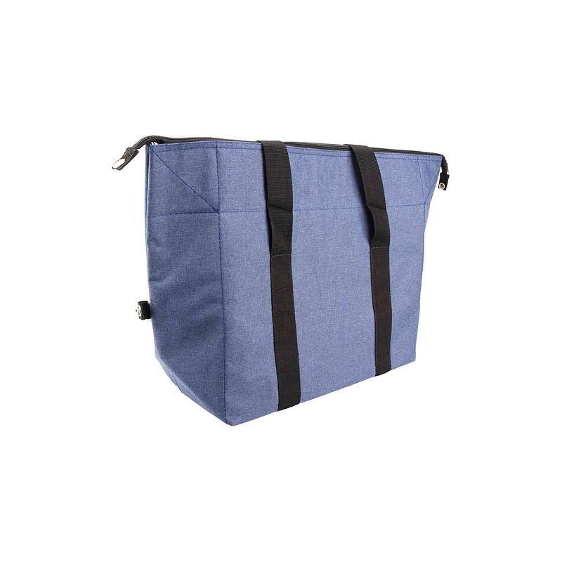 Foto van Koeltas / strandtas / picknicktas / lunch tas - blauw - 16l