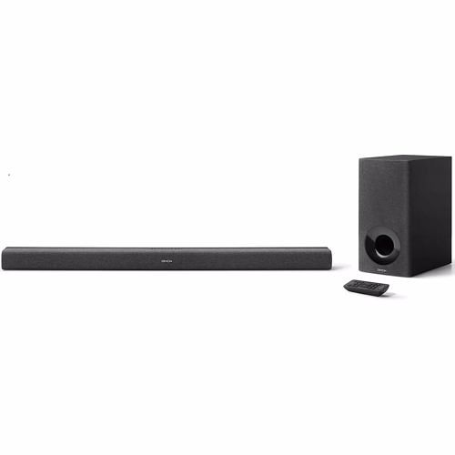 Foto van Denon soundbar en draadloze subwoofer dht-s416