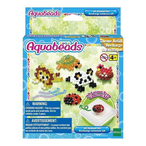 Foto van Aquabeads - 3d dierenset - speelgoed (5054131314470)