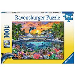 Foto van Ravensburger puzzel tropisch xxl 100 pieces