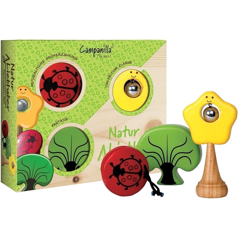 Foto van Gewa kids campanilla natuurliefhebber 3-delige percussieset