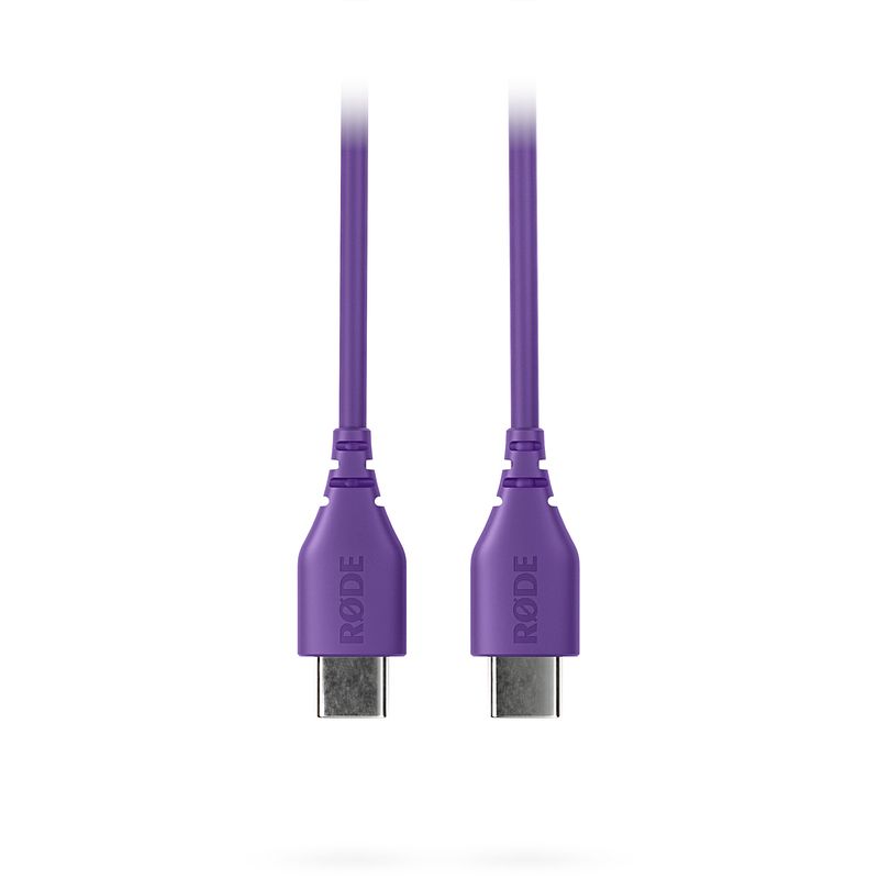 Foto van Rode sc22 purple usb-c - usb-c kabel (30 cm)