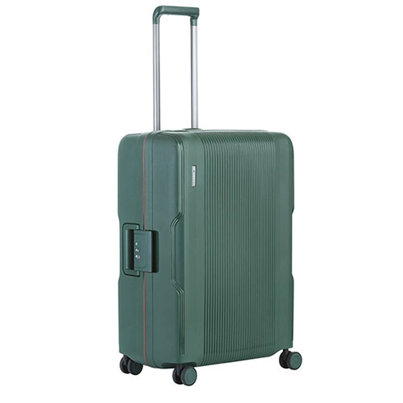 Foto van Carryon protector luxe koffer - trolley 66cm met tsa-klikslot - 4-delige packer set - ultralicht - groen
