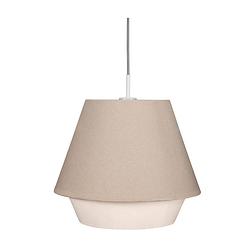 Foto van Pauleen noble delight hanglamp - e27 - grijs/wit