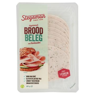 Foto van 25% korting | stegeman vegetarisch broodbeleg met tuinkruiden 100g aanbieding bij jumbo