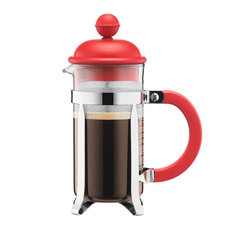 Foto van Bodum cafetiere caffettiera rood 350 ml