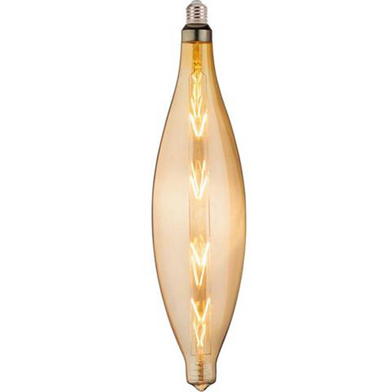 Foto van Led lamp - design - elipo xl - e27 fitting - amber - 8w - warm wit 2200k