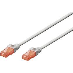 Foto van Digitus dk-1617-050 rj45 netwerkkabel, patchkabel cat 6 u/utp 5.00 m grijs halogeenvrij, snagless 1 stuk(s)