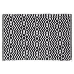 Foto van Sealskin badmat trellis - katoen - 60 x 90 cm - zwart