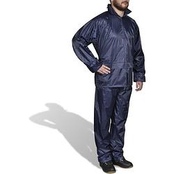 Foto van Regenpak maat xxxl - regenpak maat xxxlarge - regenpak - basic rainsuit - unisex - regenpak dames en heren - regenpak