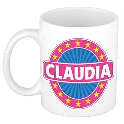 Foto van Claudia naam koffie mok / beker 300 ml - namen mokken