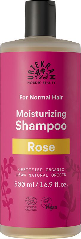 Foto van Urtekram rose shampoo normaal haar