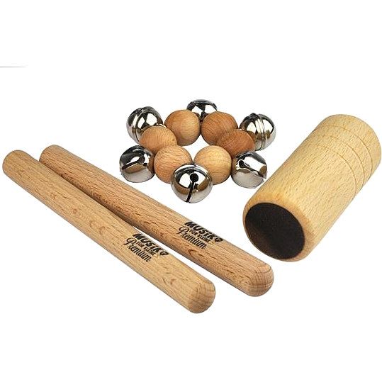 Foto van Voggenreiter mini percussie set 3-delig