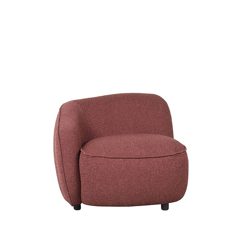 Foto van Label51 fauteuil livo - winered - boucle