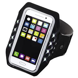 Foto van Hama sport-armband running smartphones xxl led telefonie accessoire zwart