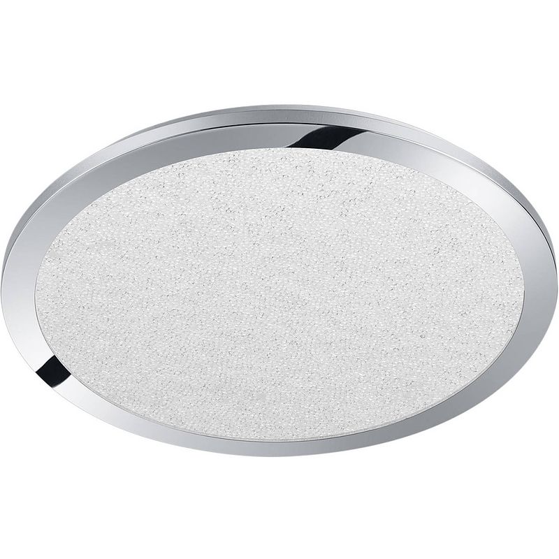 Foto van Led plafondlamp - badkamerlamp - trion ceaniry - opbouw rond 24w - spatwaterdicht ip44 - dimbaar - warm wit 3000k -