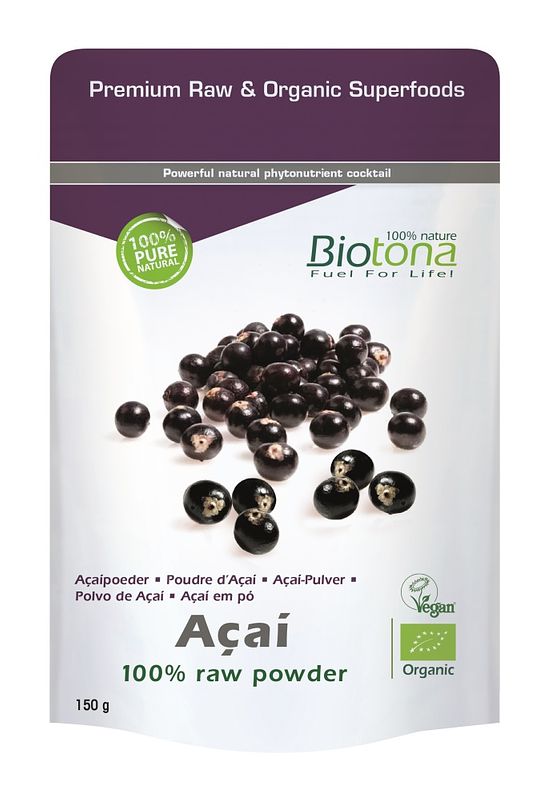 Foto van Biotona açaí 100% raw powder