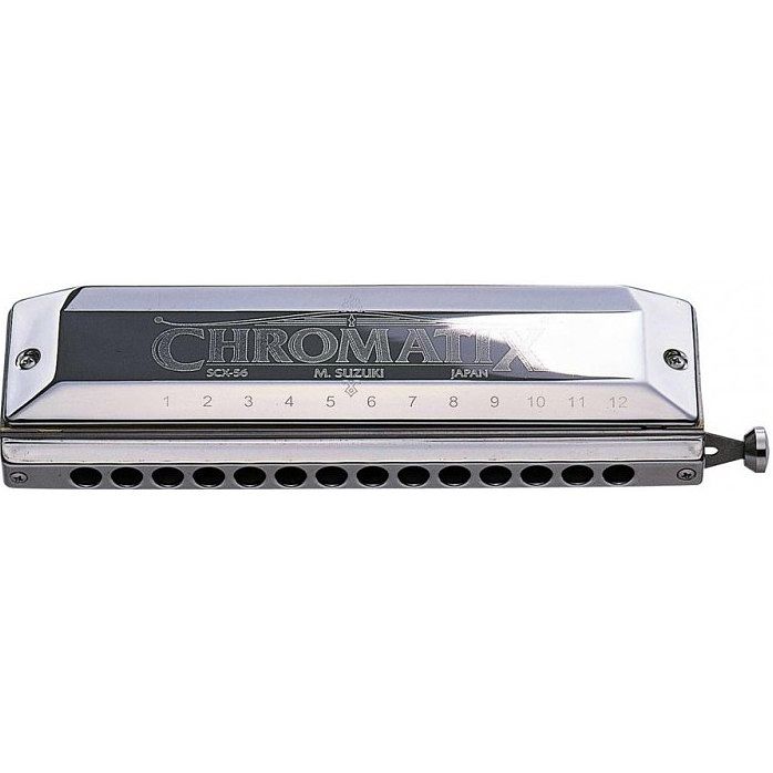 Foto van Suzuki chromatix s-scx-56-c chromatische mondharmonica c