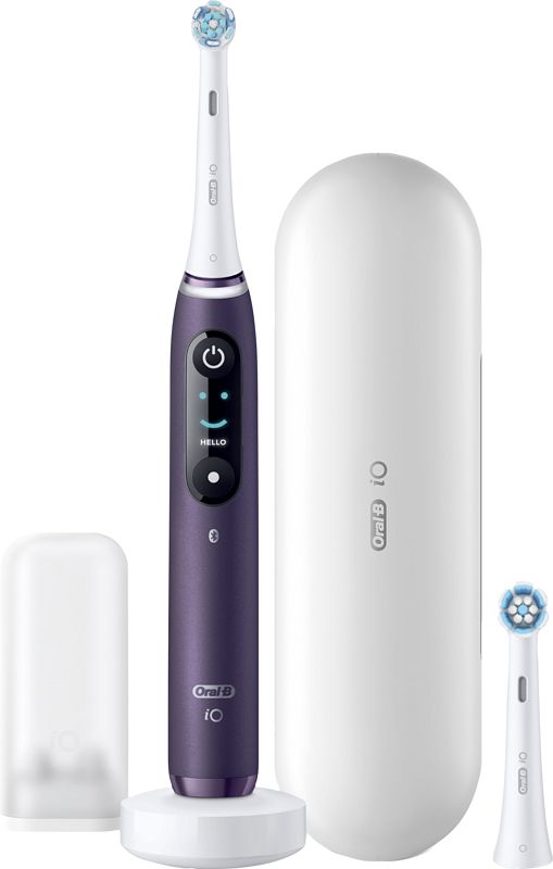 Foto van Oral-b io series 8n paars met extra opzetborstel